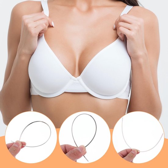 24 Paar Beugels voor Bh's - RVS Ondersteuning voor C-Cup en D-Cup Accessoires voor Dames — afbeelding 3