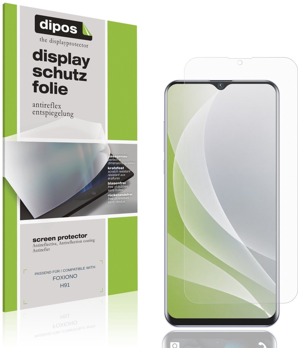 dipos – 4x Matte Beschermfolie geschikt voor FOXIONO H91 | Krasbestendige & antireflecterende Screenprotector Ultra-Thin