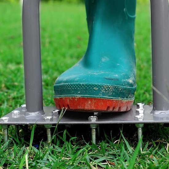 Gazonbeluchter - Grasbeluchter - Beluchter - prikrol - Gazon beluchten - Prikschoenen — afbeelding 3