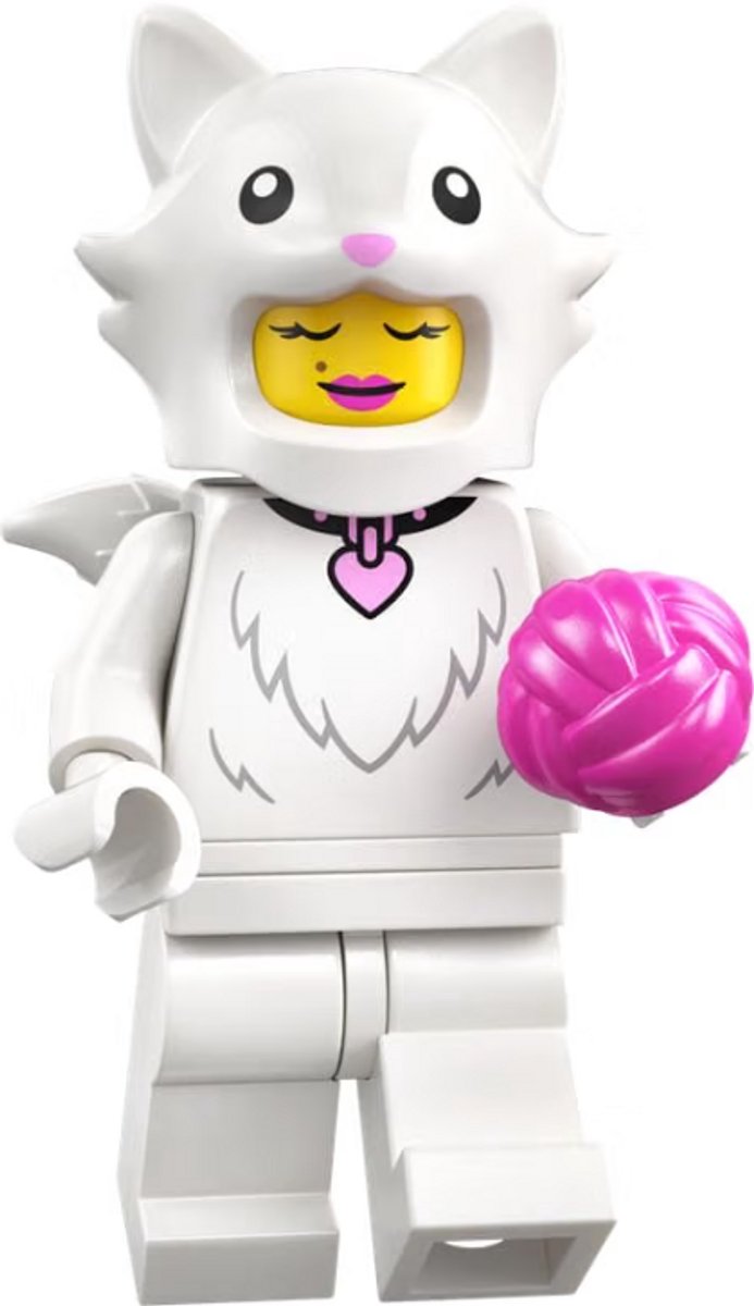 LEGO® Serie 28: Dierenkostuums Witte kattenkostuumfan 71051