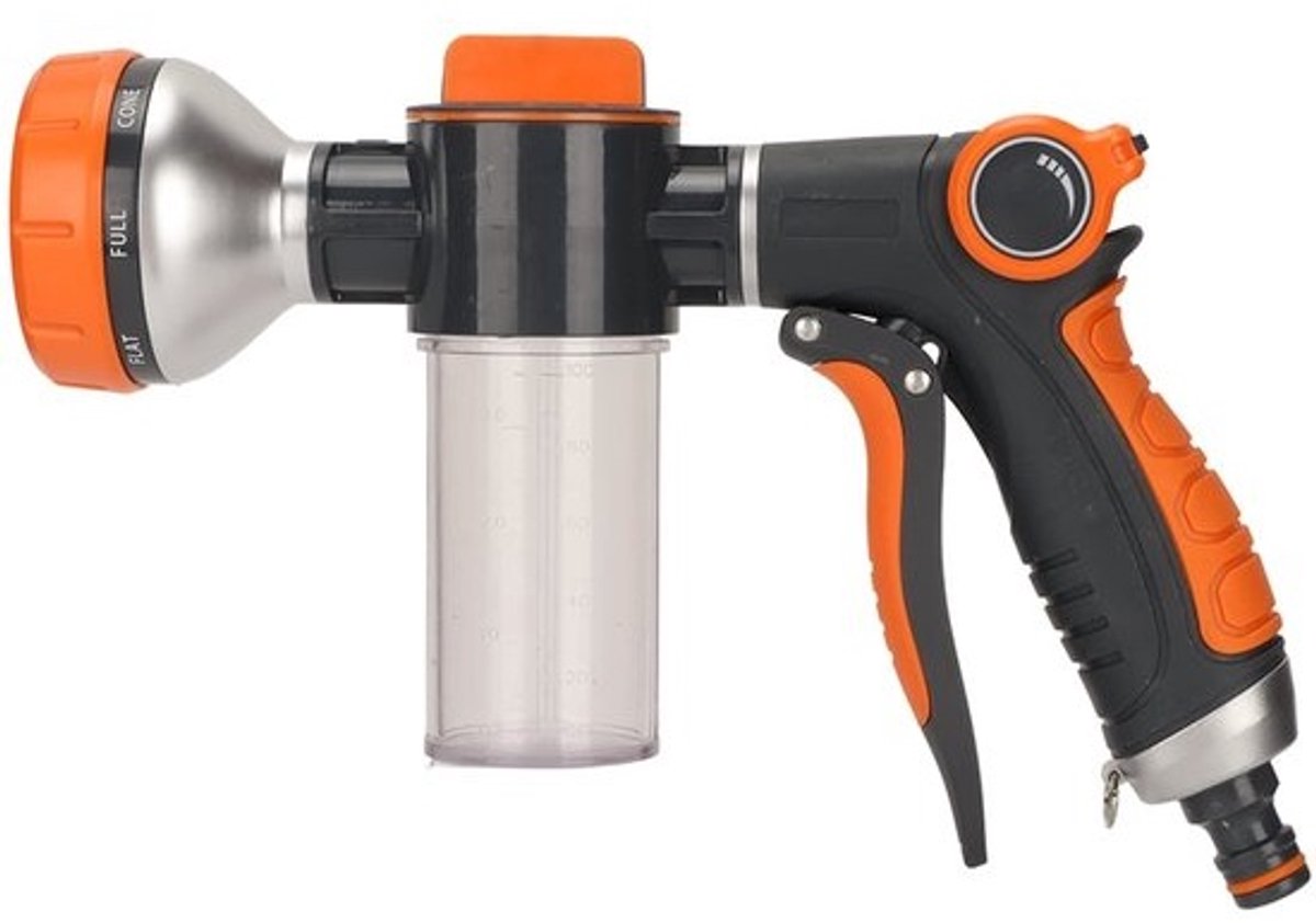 Dailygoods- Tuinspuit voor hoge druk - Multifunctionele sproeikop - 8 standen - Tuinspuitpistool - Watersproeier - Geschikt voor de landbouw - Tuinsproeier