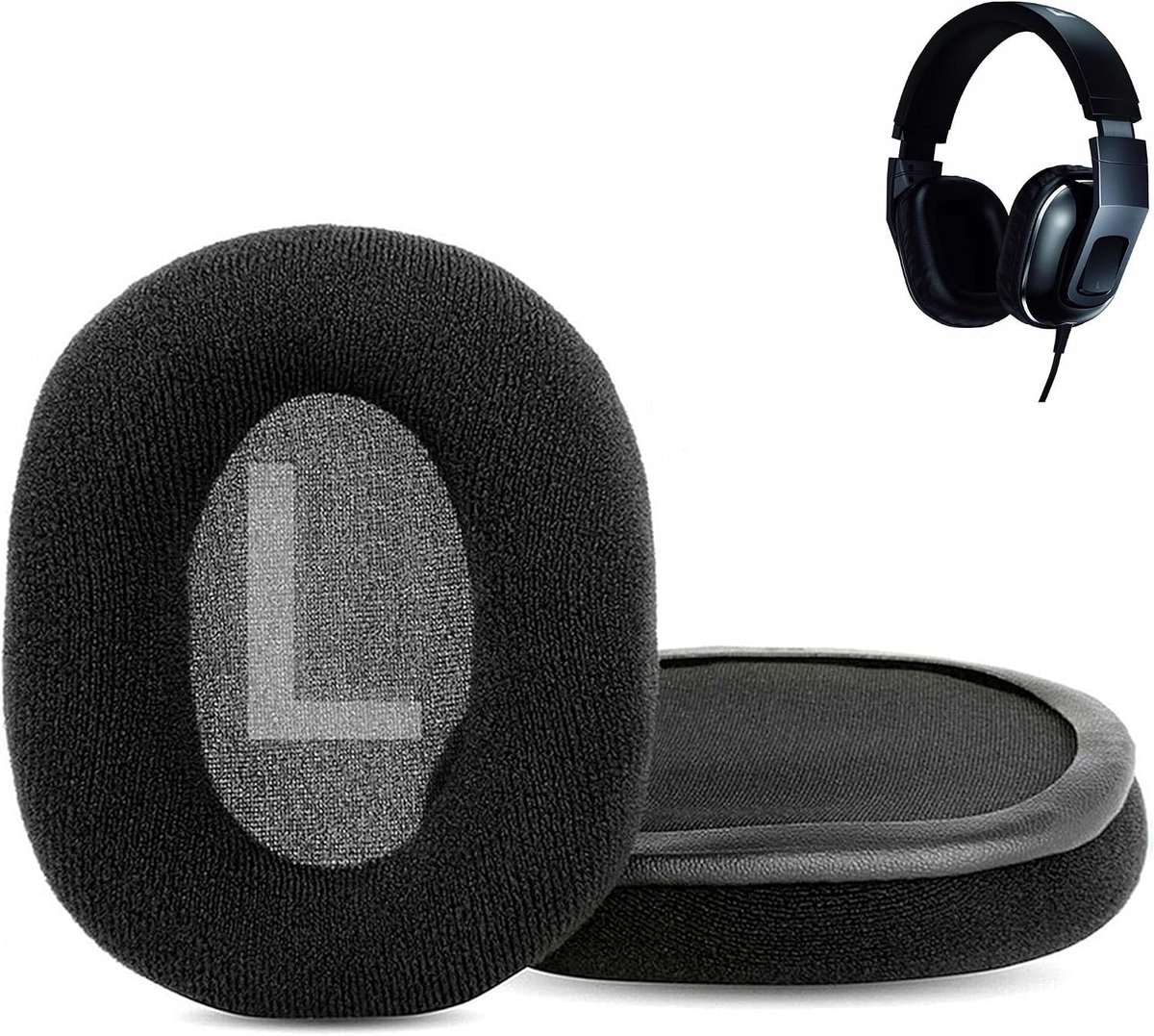 Ear cushions compatible with Panasonic RP-HT480 RP-HT480C HT480cs headphones, replacement ear pads with warm softer - ShopVlot