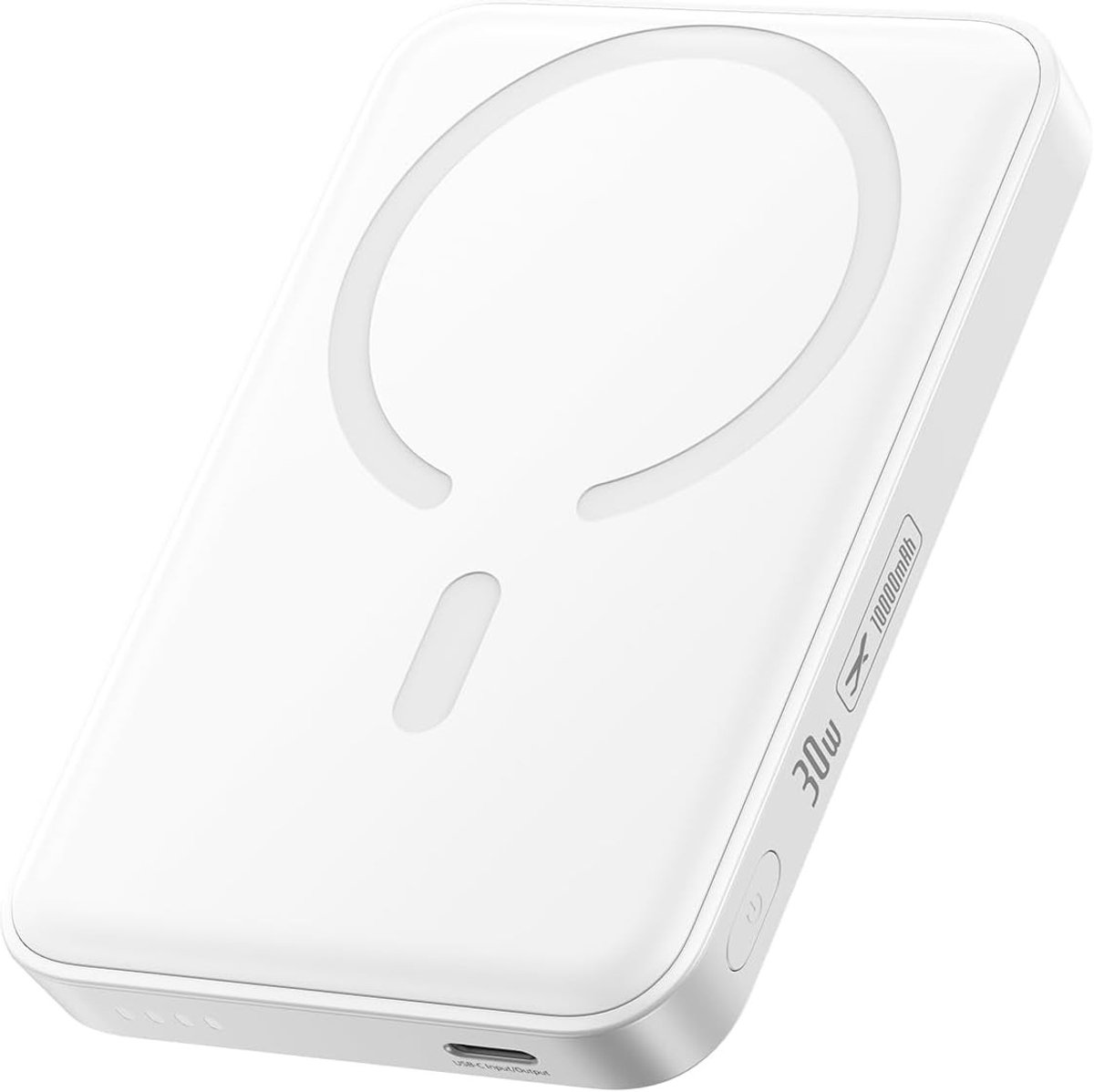 Krachtige 10,000 mAh MagSafe Powerbank met 30 W, USB C en Draadloze Oplader voor iPhone 17/16/15/14/13/12