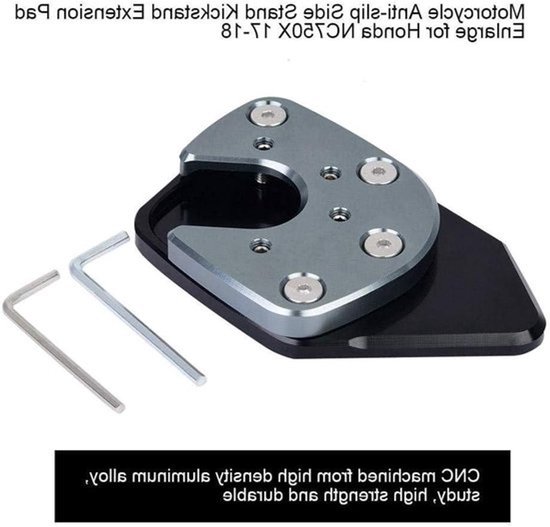 Zijstandaard Verlenging voor Motorfiets - Antislip - NC750X/X-ADV 2017-2019 — afbeelding 3