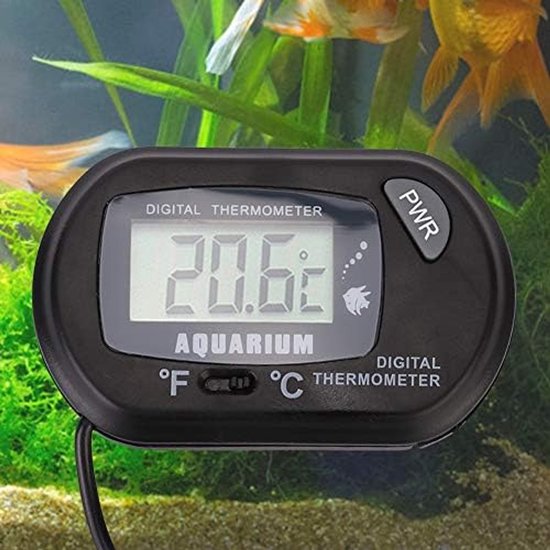 Digitaal, hoge precisie, temperatuurmeter van het visreservoir, met sonde, voor aquarium, vijver, schildpadden, reptielen, habitats — afbeelding 2