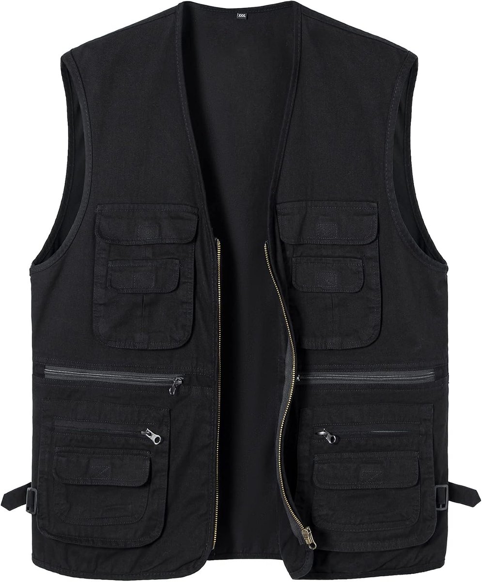 Outdoor Multi Pocket Gilet Vissen Vest Utility Fotografie Vest Reizen Camping Jacht Wandelen Bovenkleding Mouwloze Top
