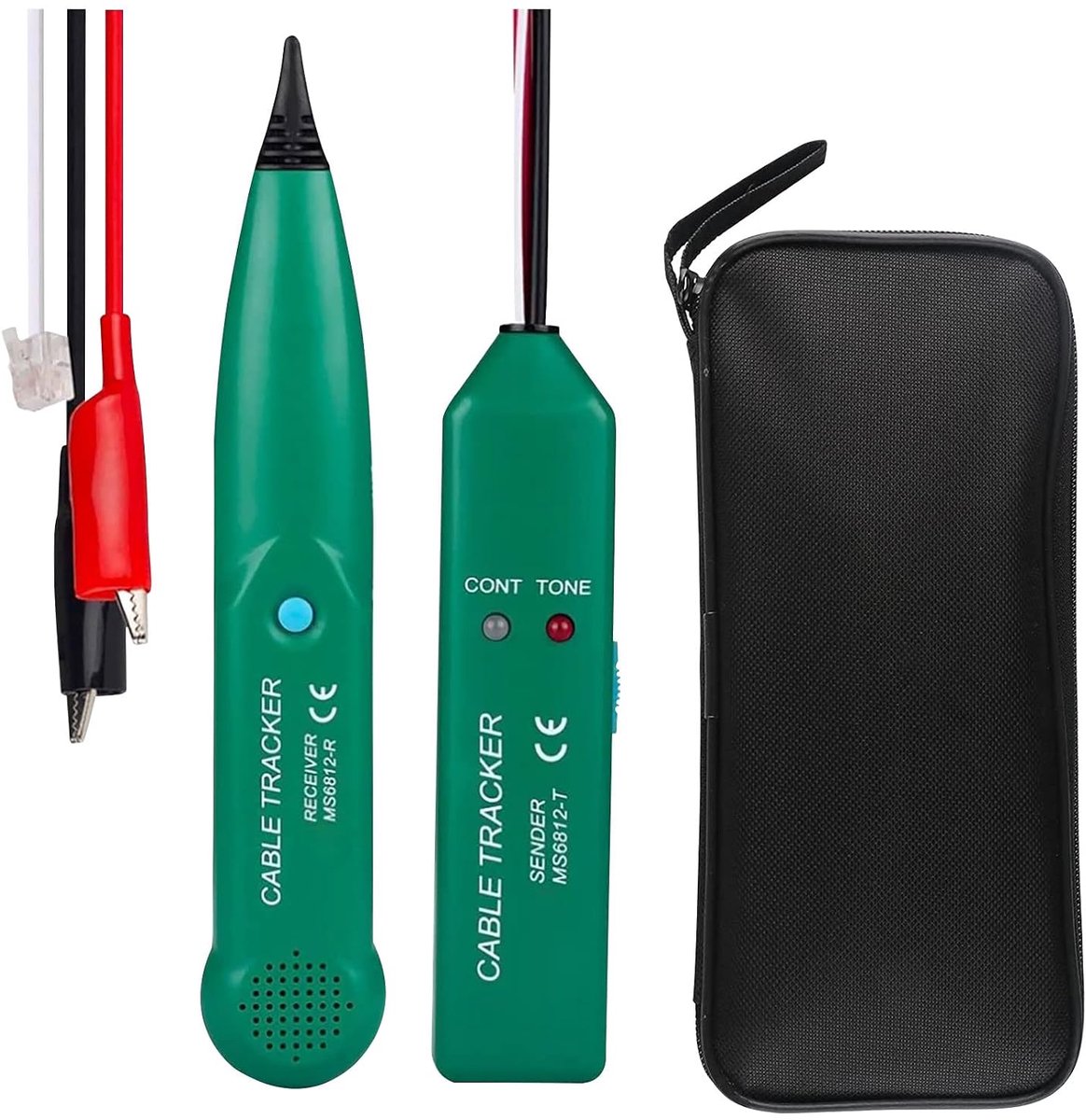 Professioneel netwerk kabeltester, kabel zoeker, kabel breuk slijpen fout zoekapparaat, MS6812 telefoonleidingtracker, kabelzoekapparaat voor identificatie en controleren van kabels