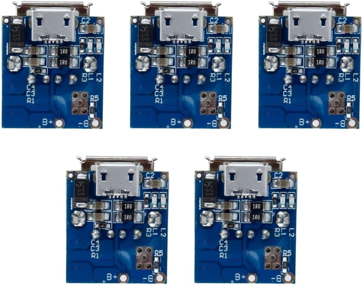 Power Bank Module - 5V Boost Converter - Micro USB - Ideaal voor microcontroller projecten - ShopVlot