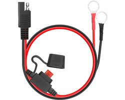 SAE to O-Ring Connection Cable, with 10A Fuse 16AWG 2 Pin SAE Quick Release Connector Cable for Solar Panel - ShopVlot