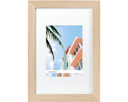 Fika Wood - Picture frame 10x15 / 7x10 cm photo size with mount - Natural