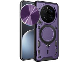 Hoesje geschikt voor HONOR Magic7 Pro - Techsuit CamGuard Pro Back Cover - Paars