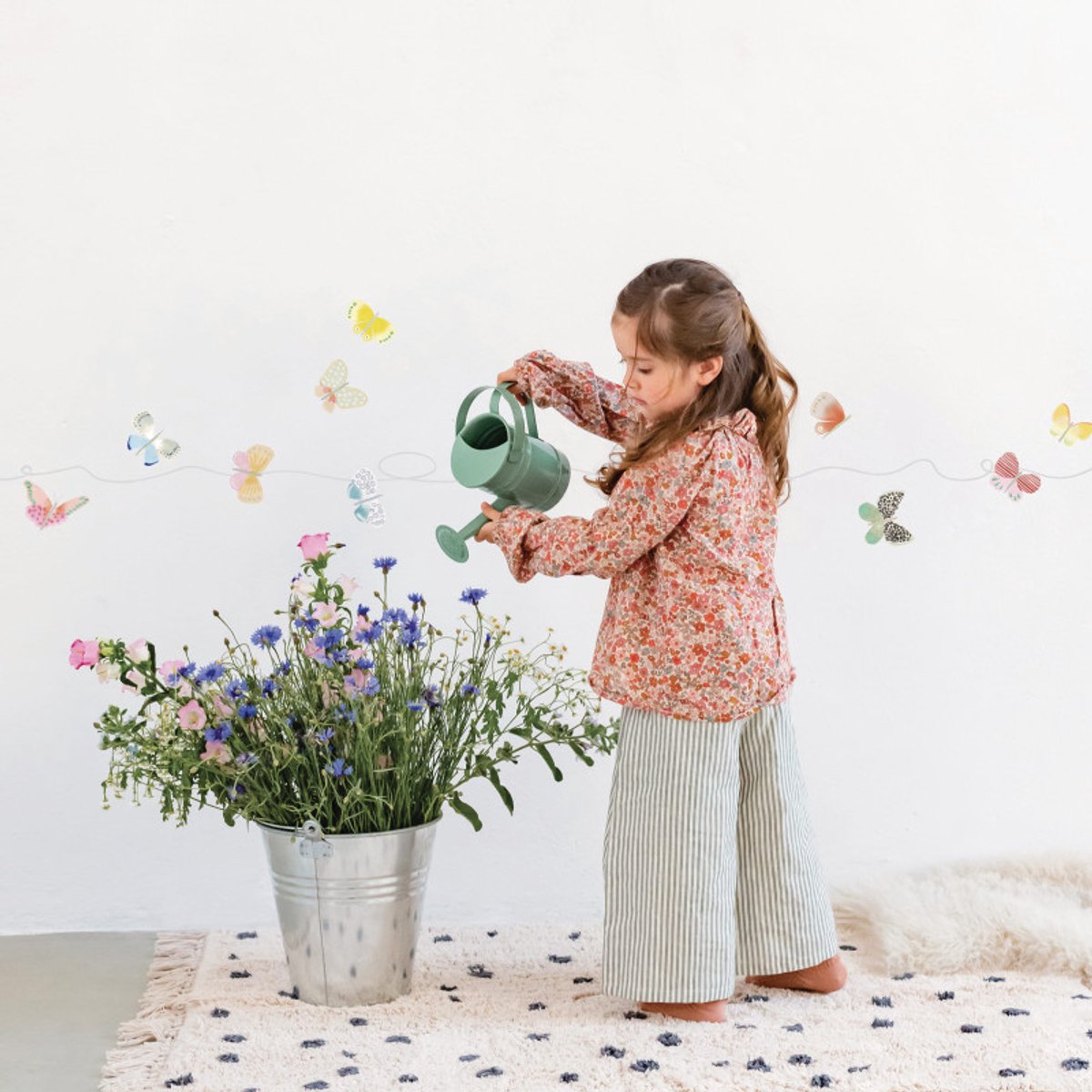 MIMI'Lou Muursticker Border Rand Vlinders Kinderkamer