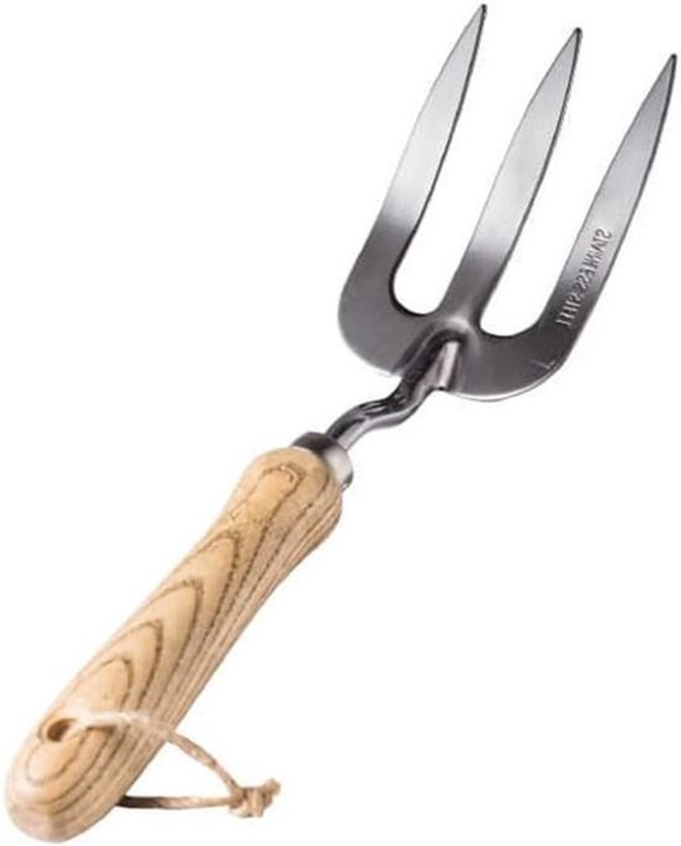 Mini-tuingereedschap - Kleine schop - Voor het verpotten van planten - Ergonomisch ontworpen - 32 cm - Zilver