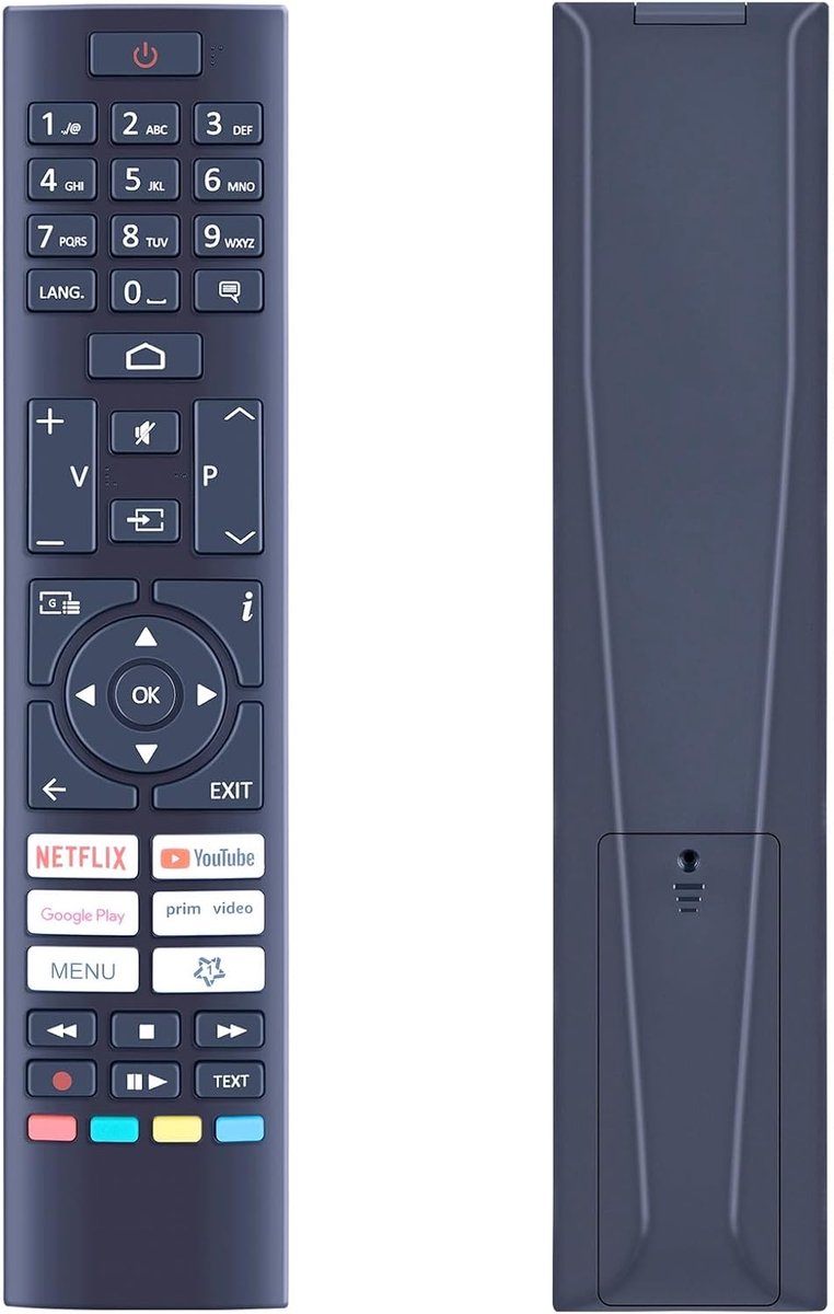 Replacement Remote Control Compatible with TELEFUNKEN Android Smart TV D43U750X2CWI D50U750X2CWI D55U750X2CWI - ShopVlot