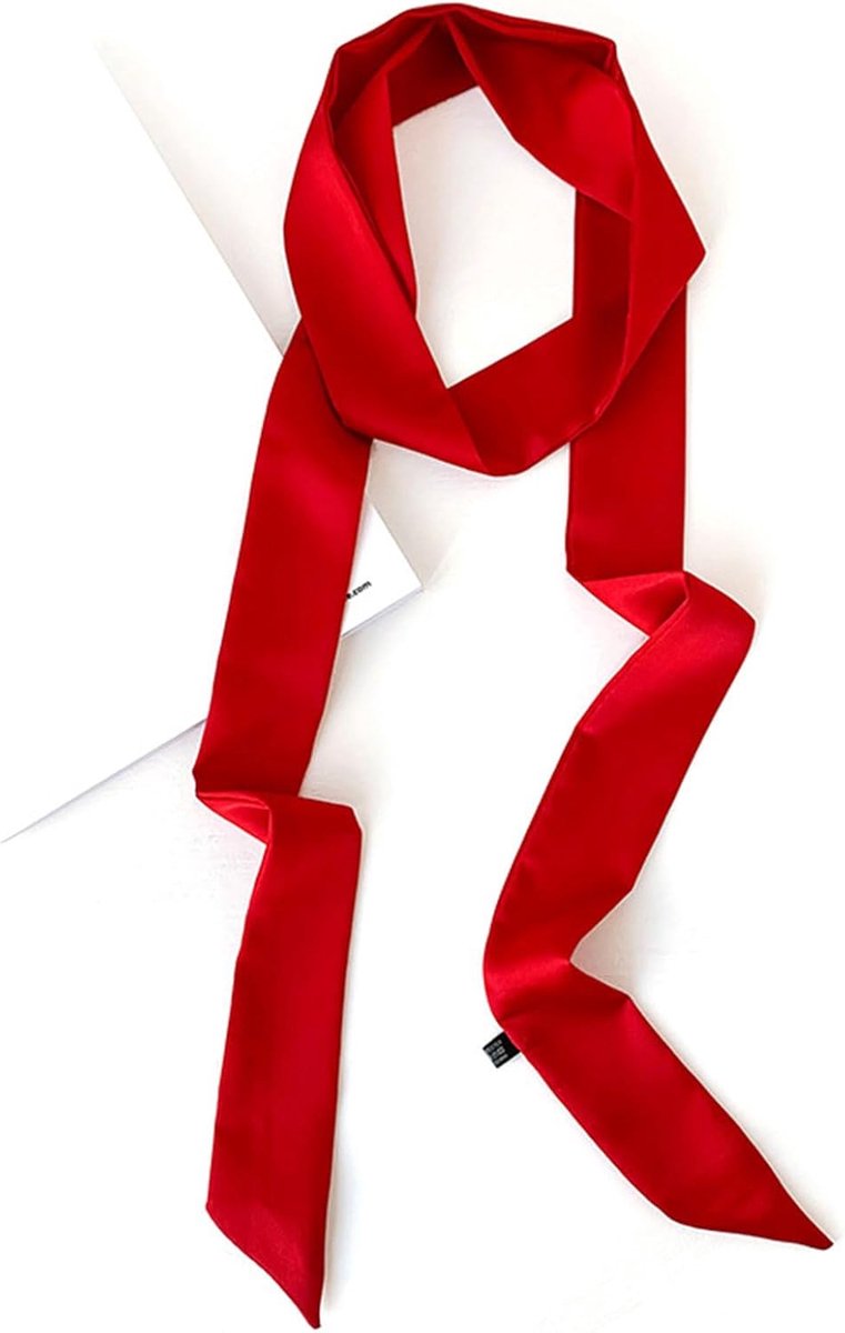 KARELLS Women's Satin Belt, 5 cm x 200 cm Band, Faux Silk Long Scarf, Silk Scarf, Tie Scarf, Waist Belt, Satin Dress - ShopVlot