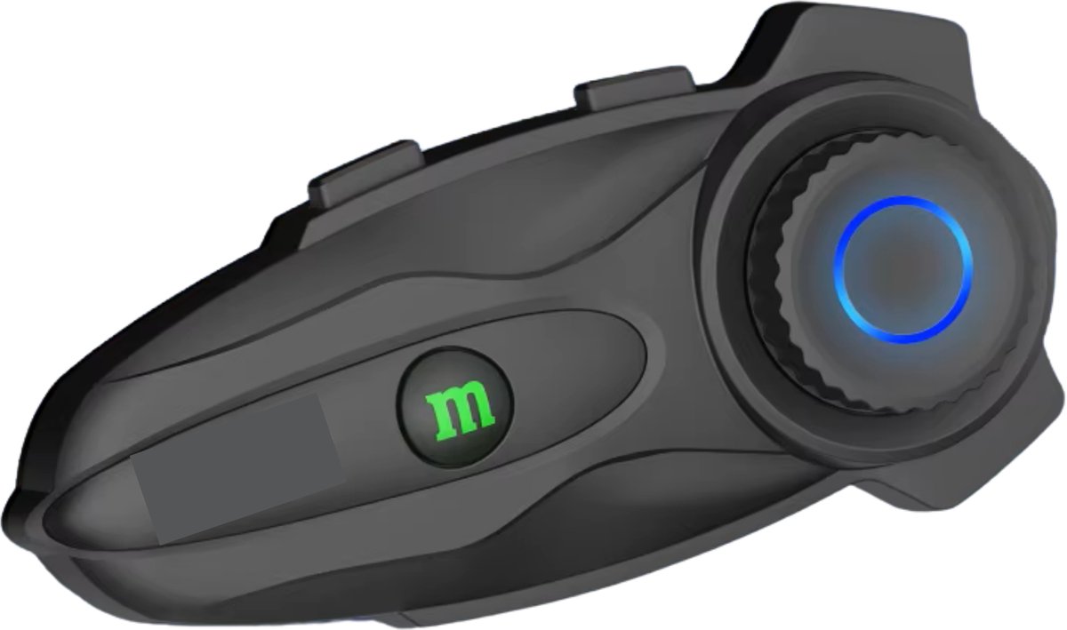 Homezo intercom motor helm - Motorcommunicatiesysteem - Bluetooth - DSP/CVC-ruisonderdrukking - 1000 mAh accu - IP67-bescherming