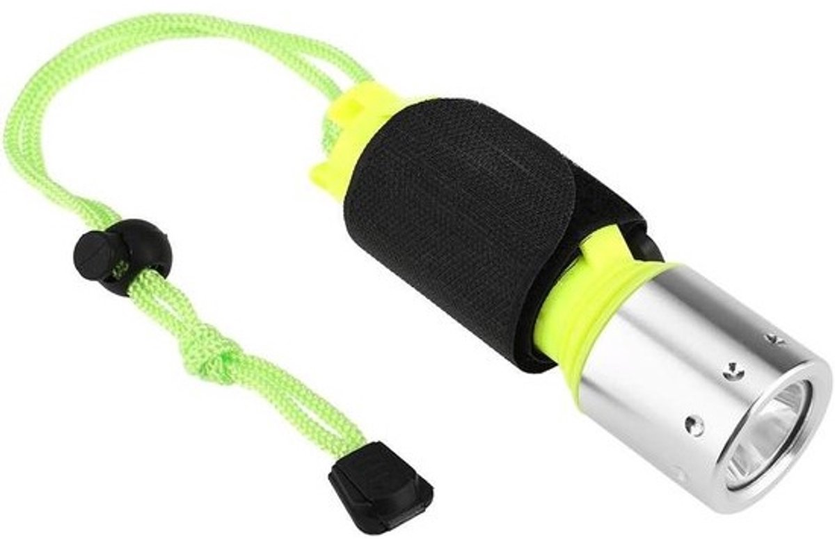 Duiklamp met T6 LED - Waterdicht en draagbaar - Onderwaterverlichting - Lichtbereik 25m - Waterdiepte 50-60m