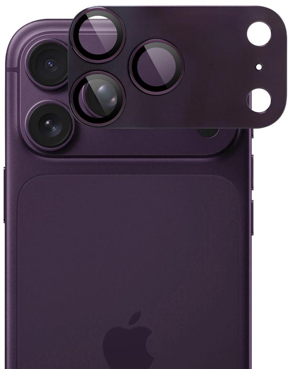 ScreenArmor Lens Shield iPhone 18 Pro Max Camera Protector – Burgundy – Premium Aluminium Lensbescherming