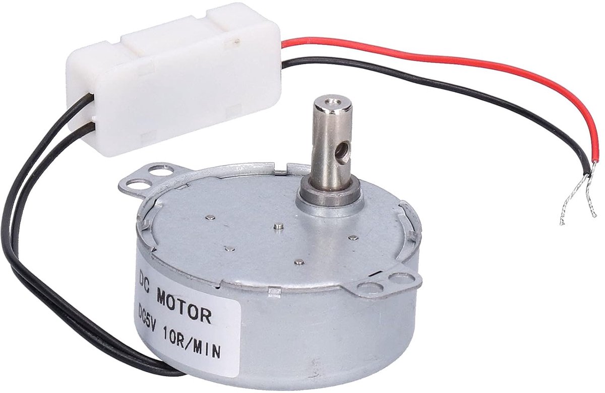 Synchronous motor 50TYC - 5V 10RPM - laag energieverbruik - ideaal voor huishoudelijke apparaten - Homevero