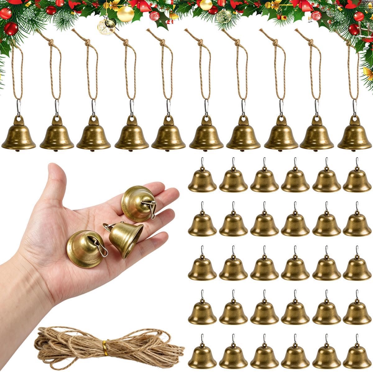 Set met 40 belhangers