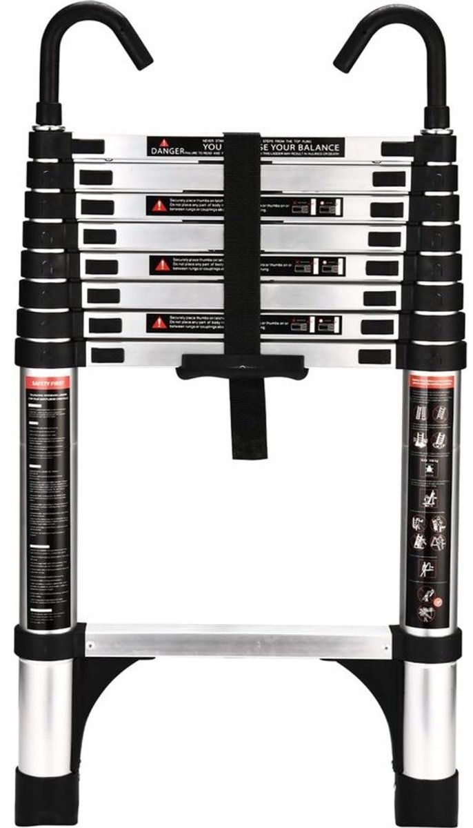 DailySupplies® - Vouwladder - Telescoopladder - aluminium