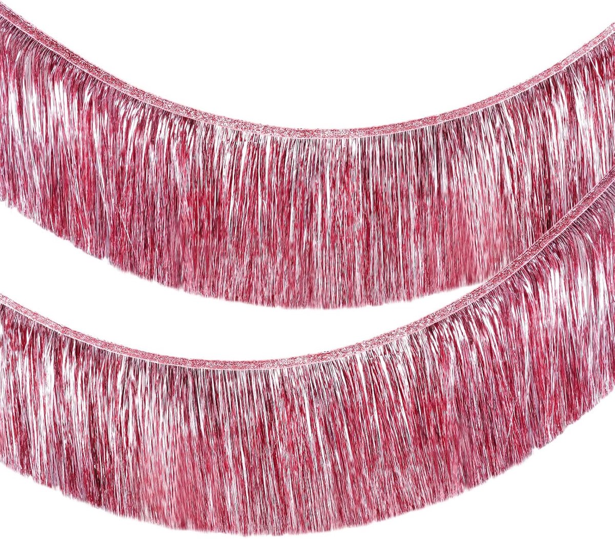 Lametta Garland 20x200 cm - Metallic folie franje - Glinsterende slinger - Perfect voor verjaardagsfeesten - ShopVlot