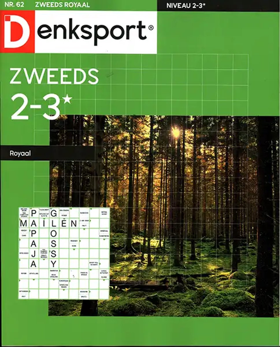 Denksport Zweeds Royaal 2-3 sterren - 62 2026
