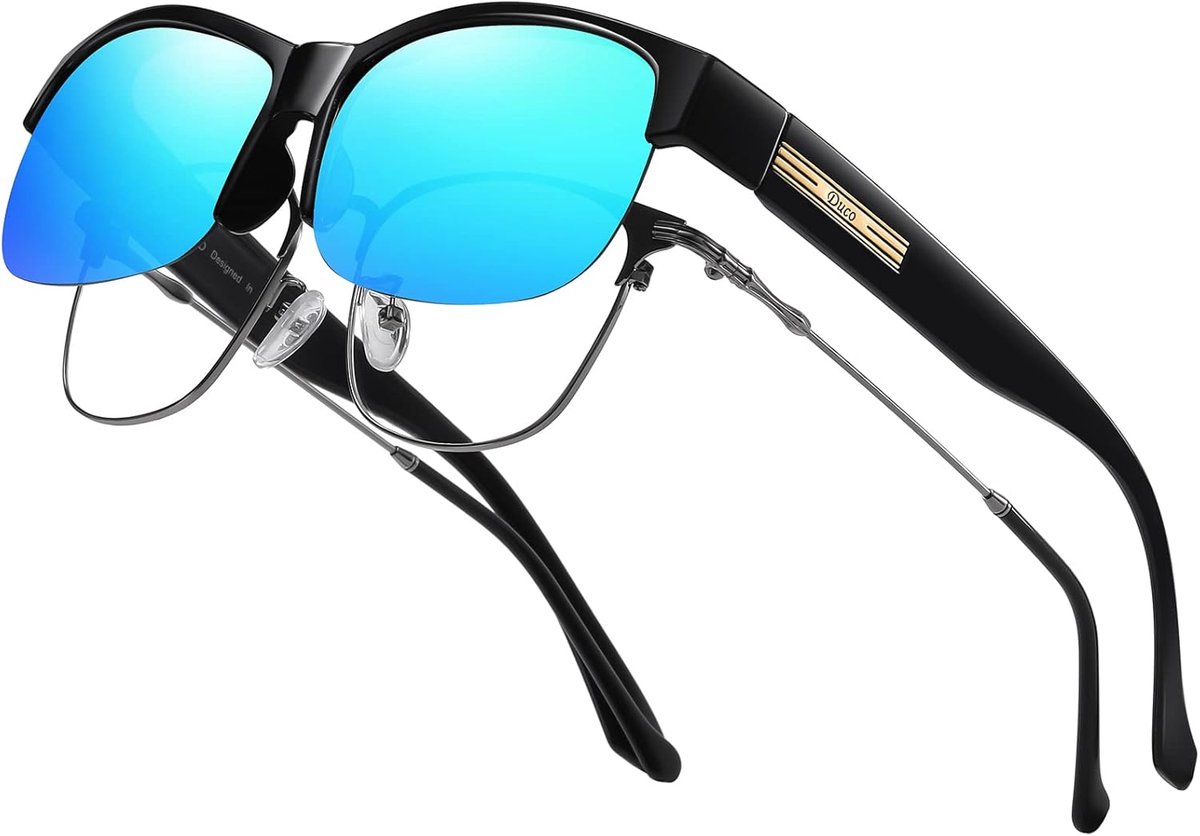 Zonnebril gepolariseerd unisex - Overglasses voor brildragers - Past over normale brillen - SnelShoppen