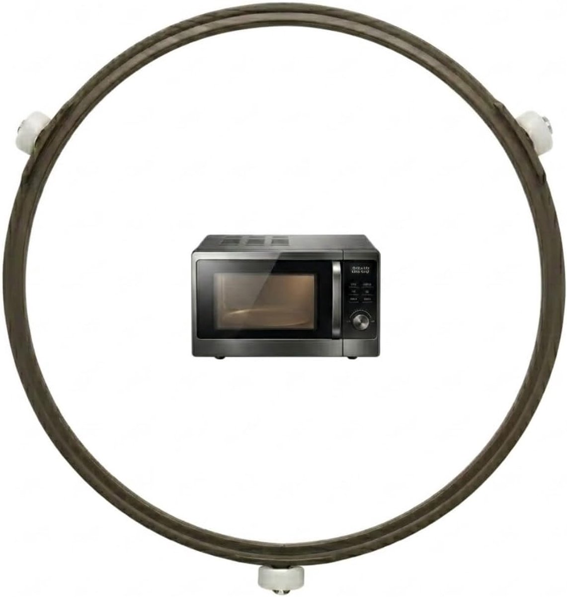 1 x draairing voor magnetron, 18,9 cm, universele rolhouder voor glazen plaat, reservewielen voor oven, diameter 189 - ShopVlot