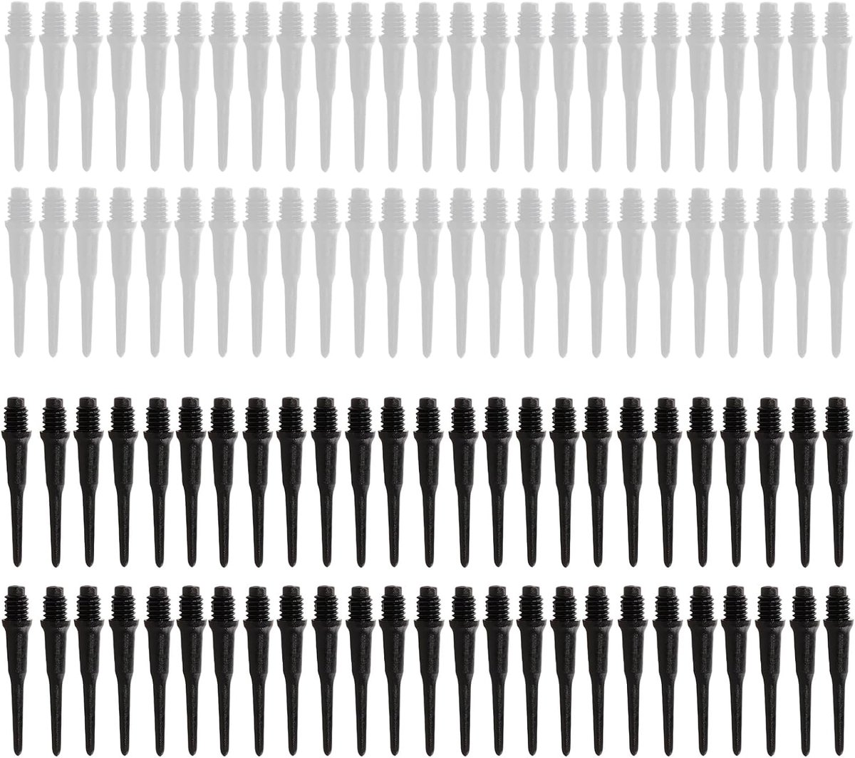100 stuks dartpunten van kunststof, voor elektronische darts, dartonderdelen