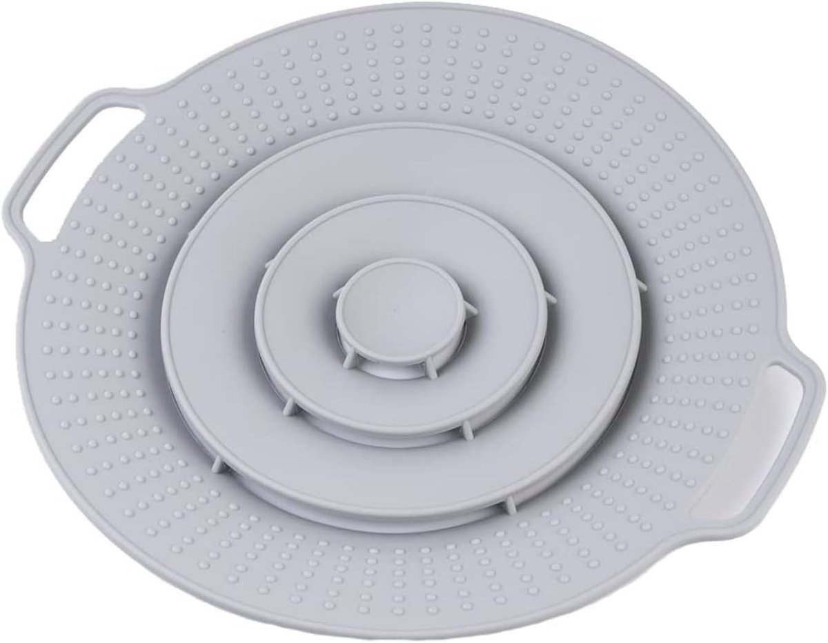 Siliconen overloopbeschermer 30 cm – Spatbescherming voor pannen, geschikt voor fornuis, magnetron & schalen - ShopVlot