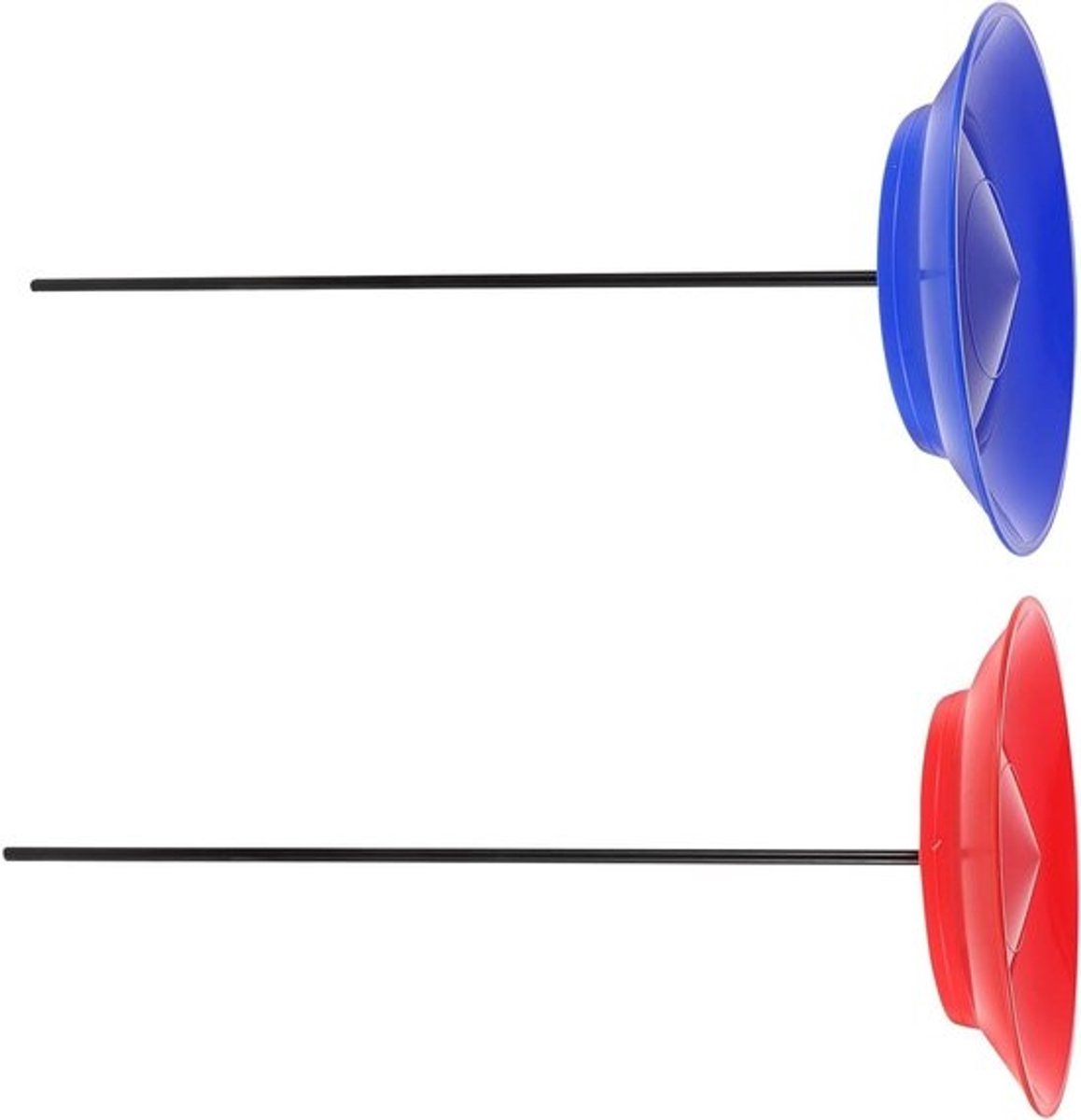 Jongleerschijven - Circusspeelgoed - Voor motoriektraining - Langdurig draaiend - 2 sets - Diverse kleuren