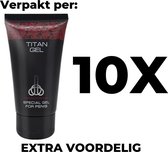 Titan Gel - Red - 10 stuks - Stimulerende Glijmiddel voor de Man - Keiharde Erecties Voor Mannen - Gel voor Erectie - Erectiepil Is Verleden Tijd - Bevordert Erectie EN Opwinding Van De Man -