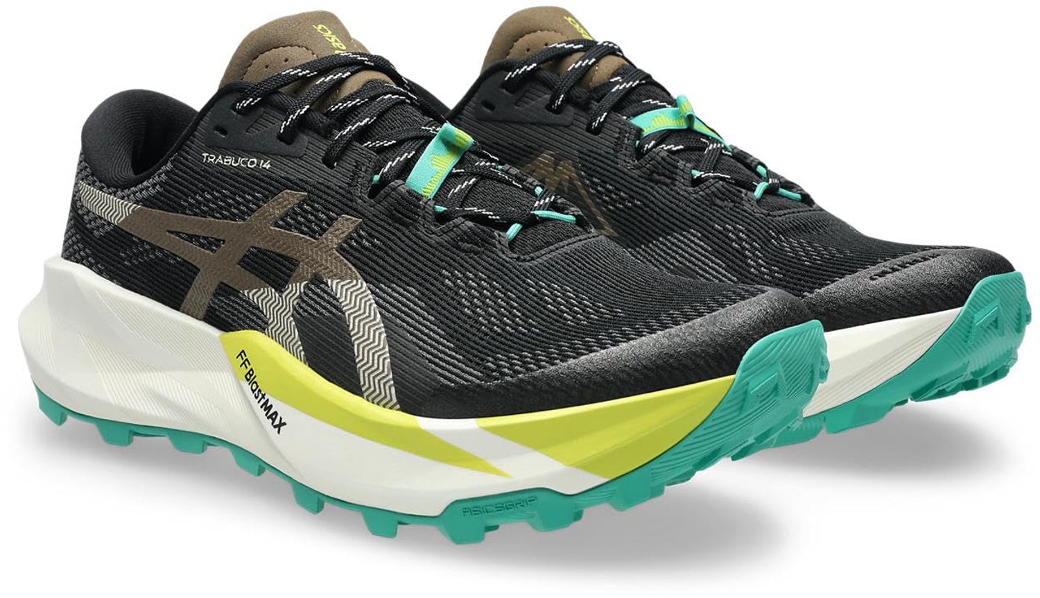 ASICS Trabuco 14 Hardloopschoenen /Clay Canyon 44 5 Zwart