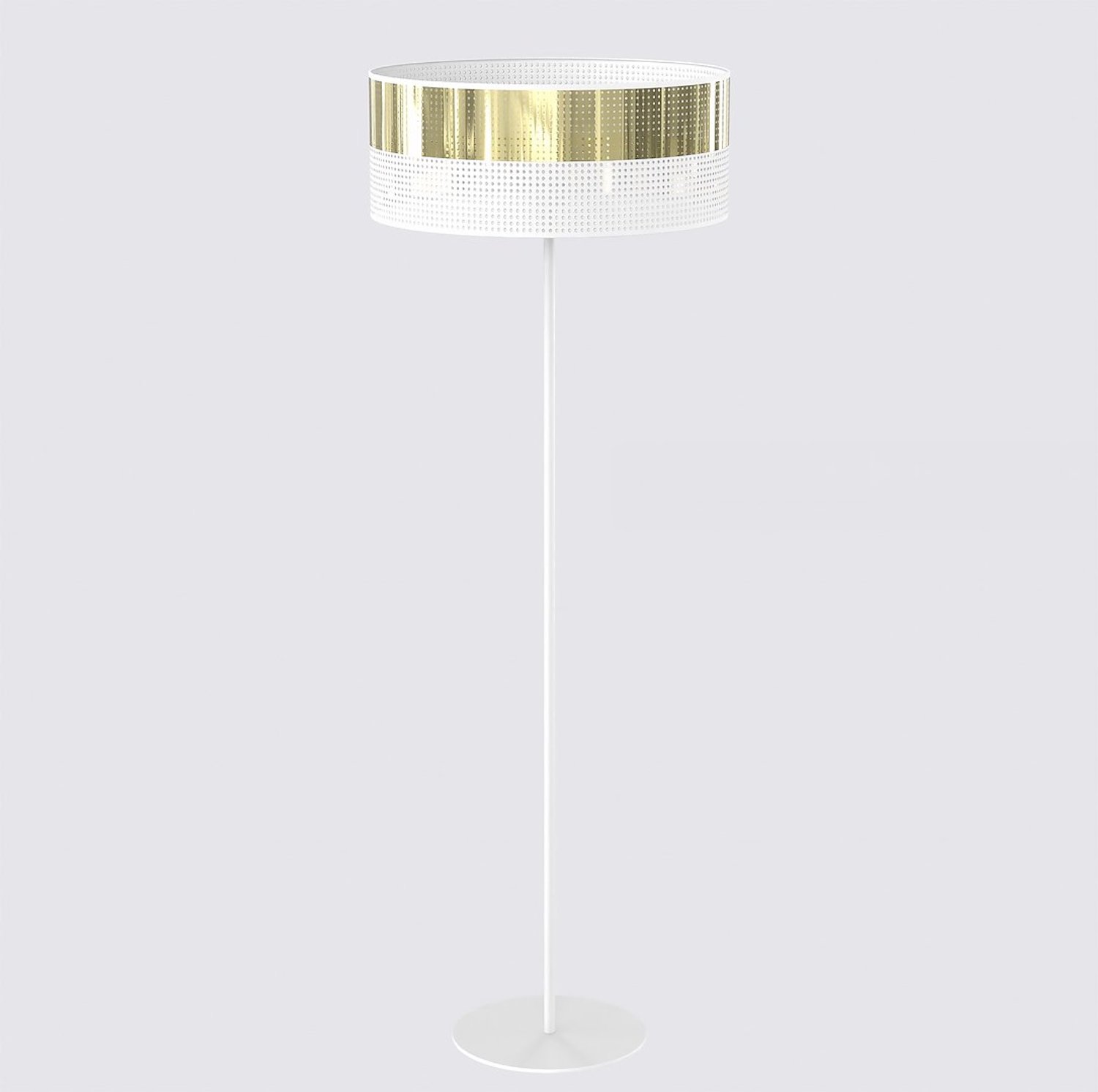 Emibig LUX LP1 WH GOLD - Moderne vloerlamp voor sfeervolle verlichting