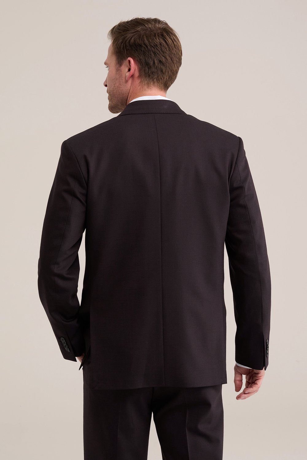 Van Gils Heren regular fit double breasted blazer van wolmix