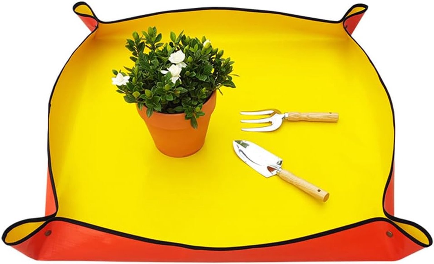 Plantenverpotmat, 100 x 80 cm waterdicht bonsai-verplantpad, tuinplanten verpotmat, draagbare potval - Homevero