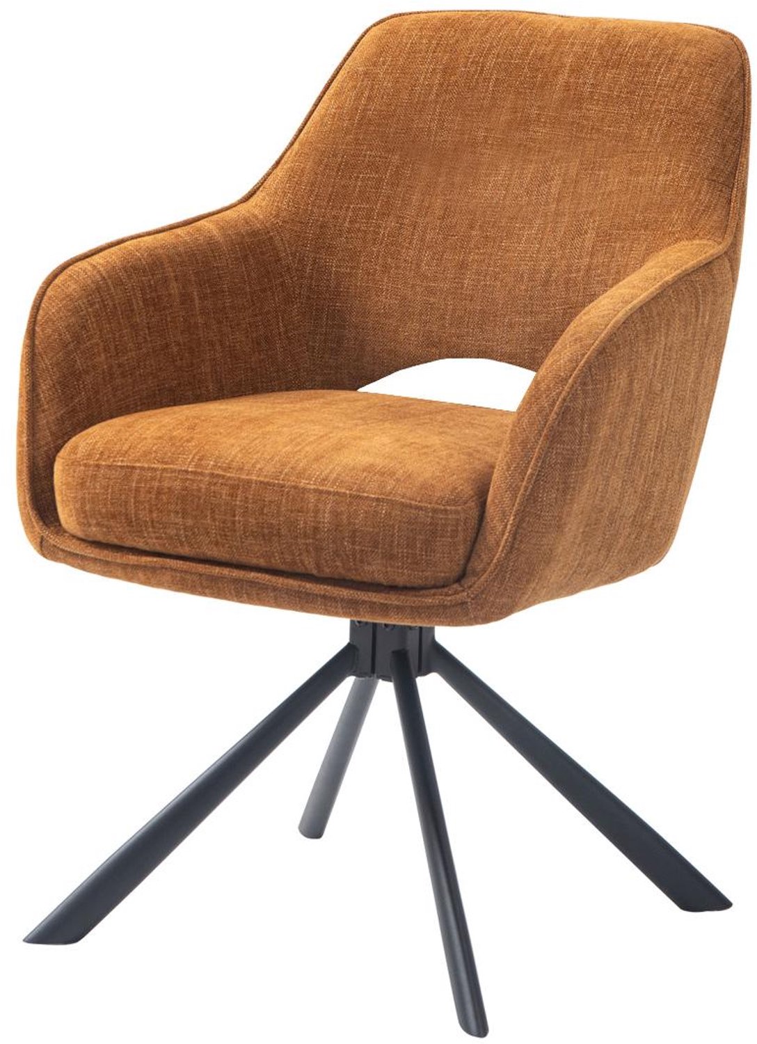 Nordic Home Coleen armstoel - roestbruin