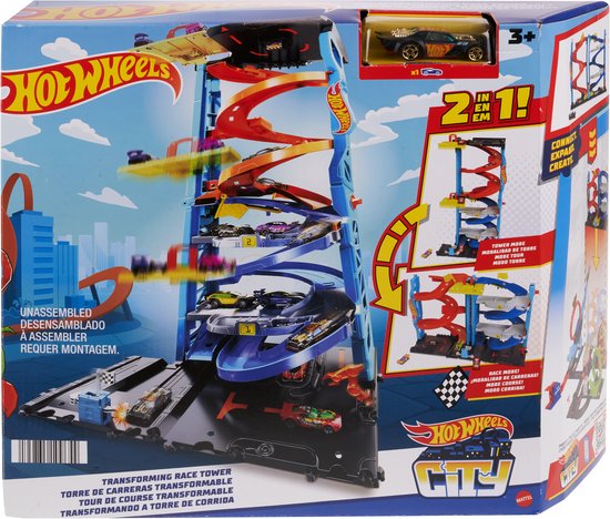 Hot Wheels City Transformerende Racetoren - Racebaan — afbeelding 2