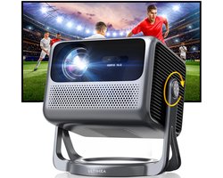 ULTIMEA Nova C40 Smart Beamer met Android TV 14.0, 5G WiFi Bluetooth Beamer Zwart
