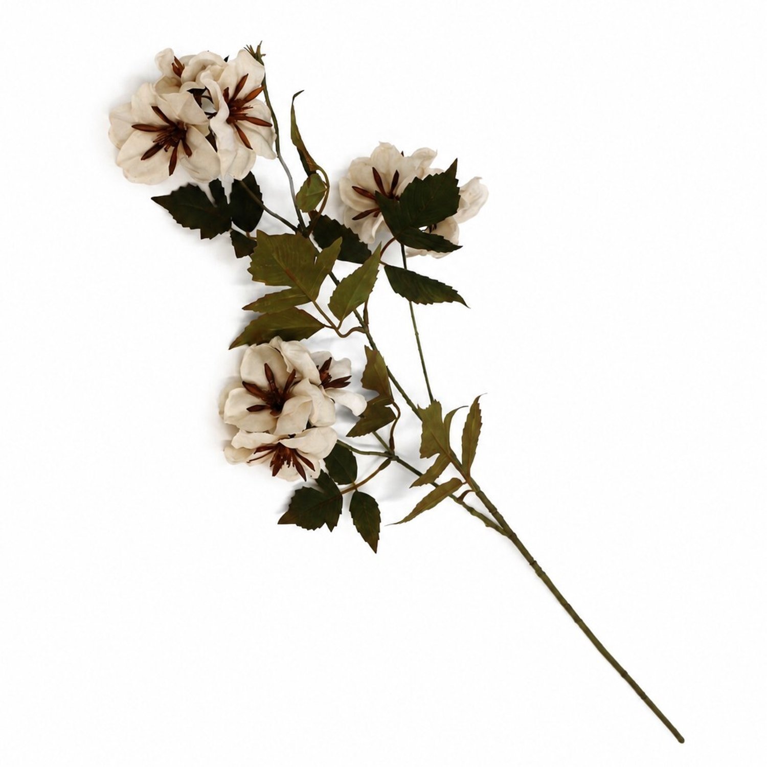 Kunstbloem Gardenia 82cm off-white