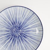 Tokyo Design Studio - Nippon Blue Bord Lines - Blauw/Wit - Ø 20,6 cm