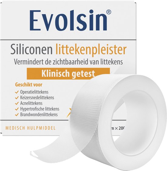 EVOLSIN® Transparant littekenverband – voor alle soorten littekens 1 Pleister