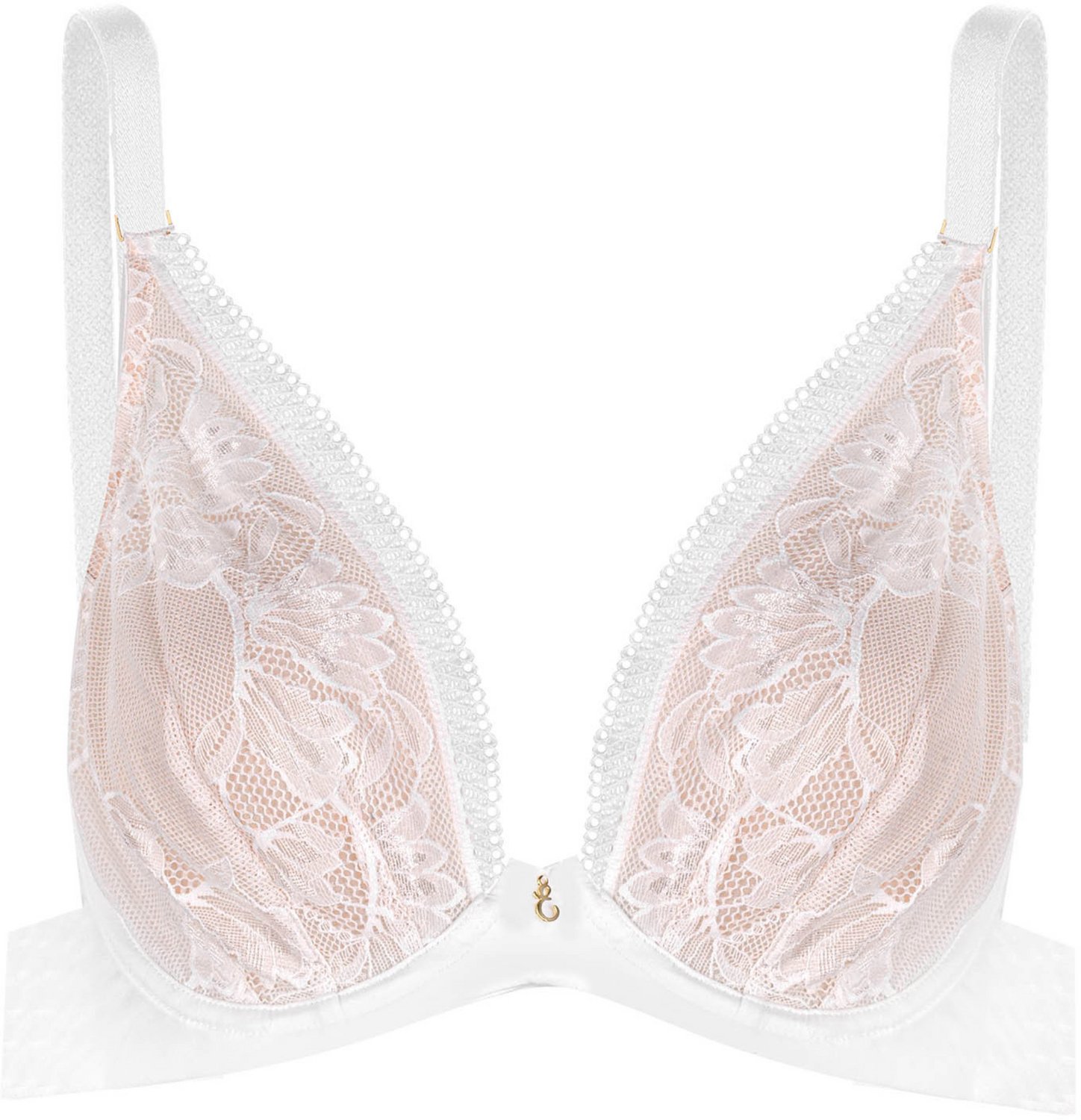 ESOTIQ Nathalie - Beha - Zachte cups - Kant Blauw