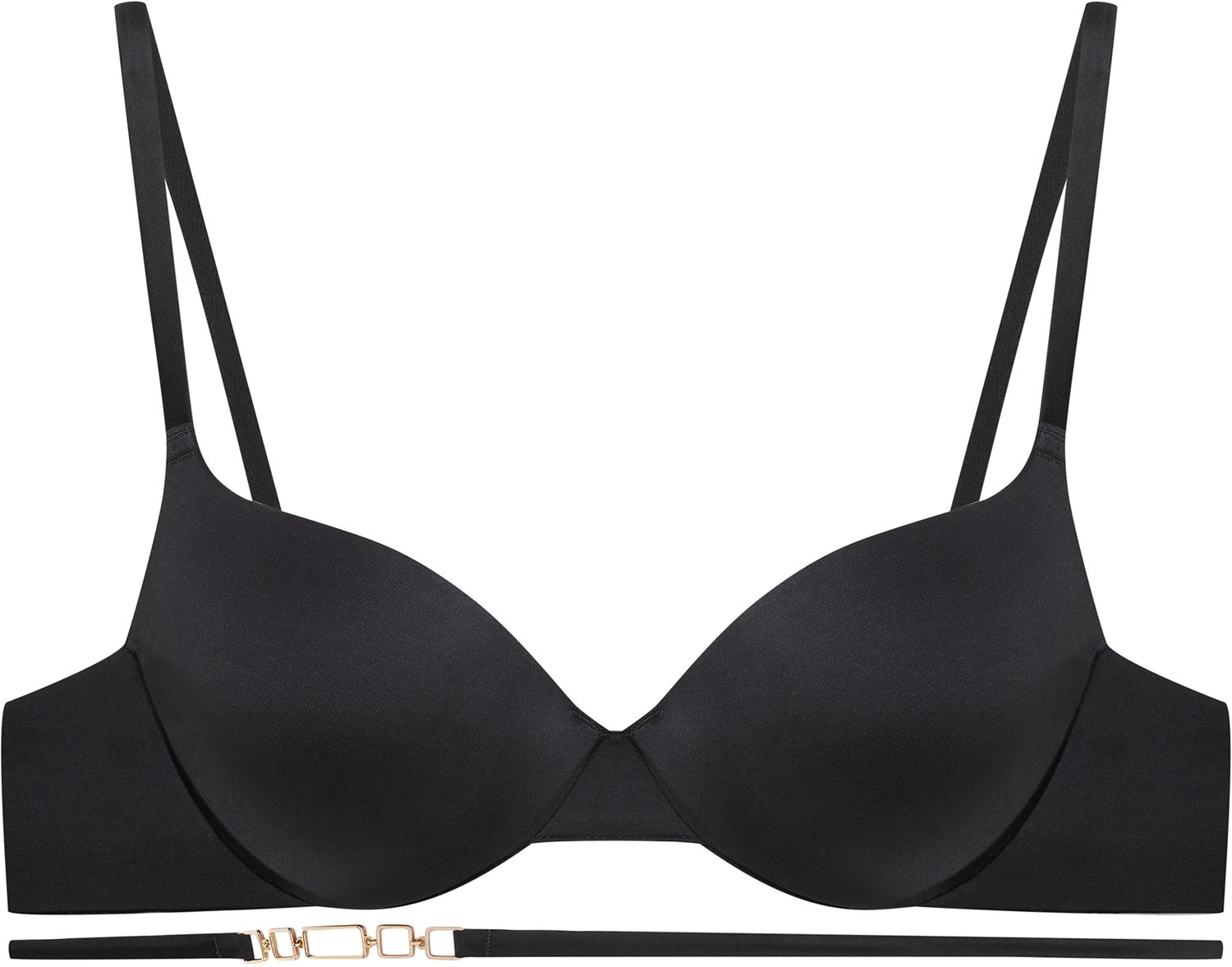 ESOTIQ Olla - Push-upbeha - Zwart - 75D - Gouden details Zwart;Goud