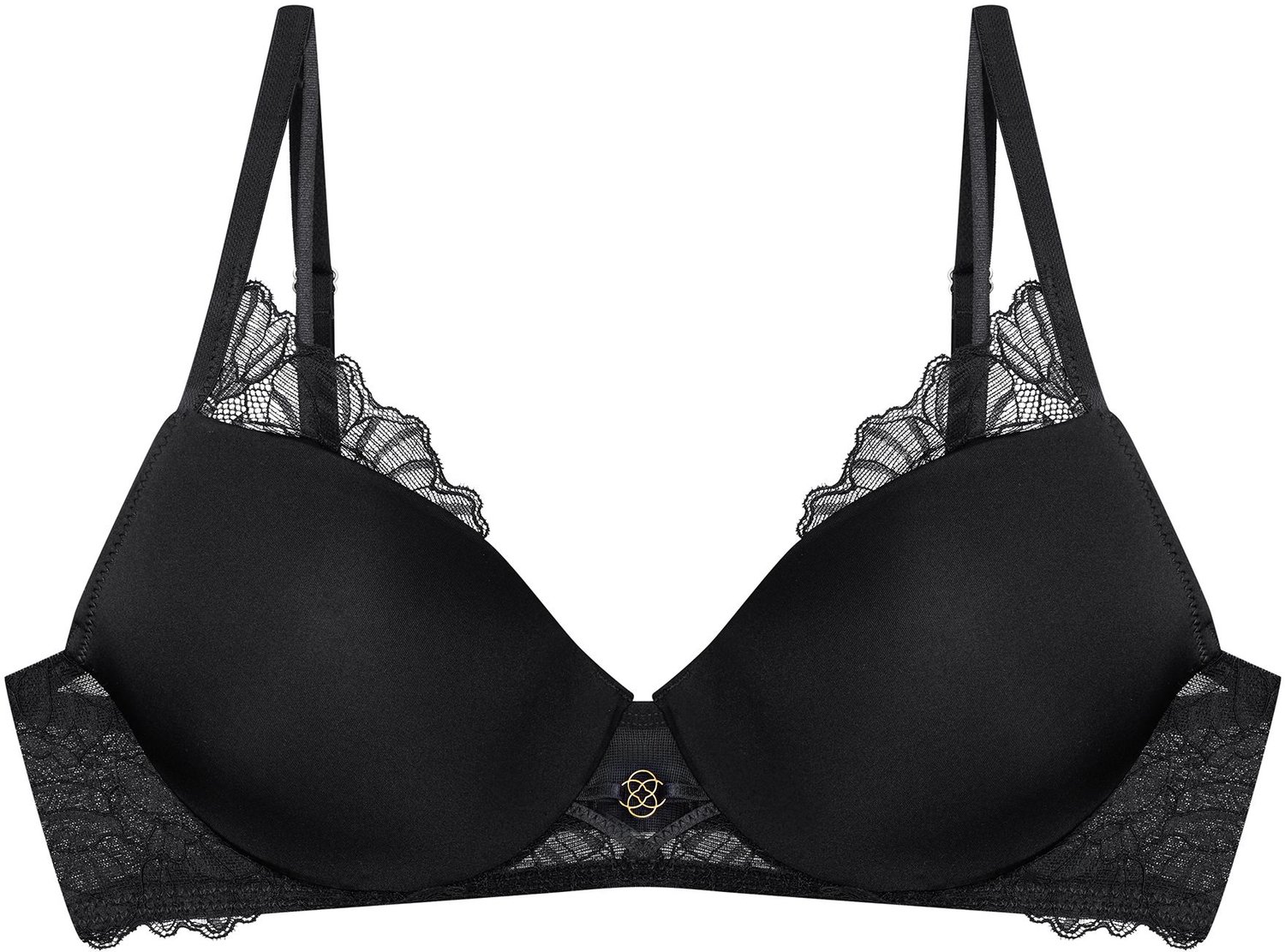 ESOTIQ Briana - Push-upbeha - Zwart Zwart;Goud