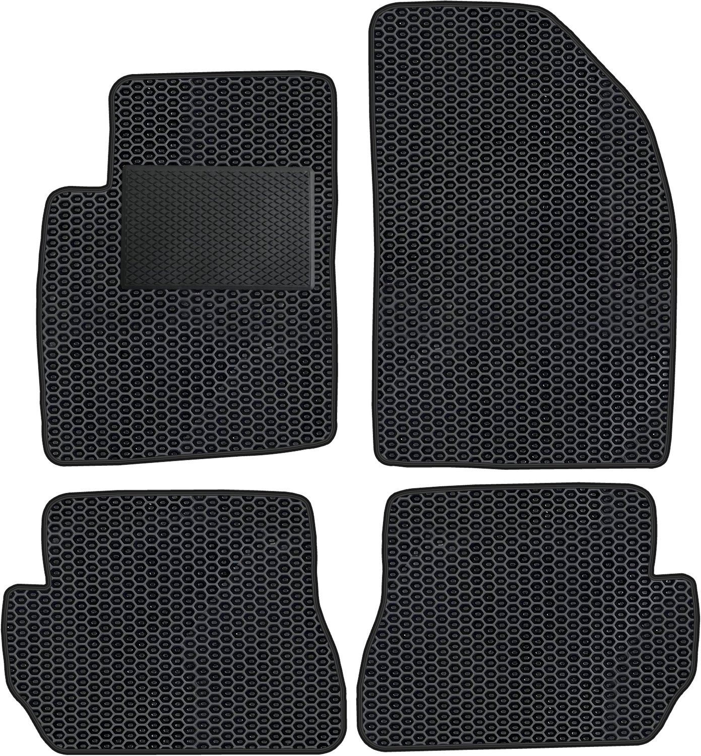 FO057_EVA_POD - Compleet Auto Vloermatten Set - Voor Ford Ka + 2016 - Met Extra Versteviging