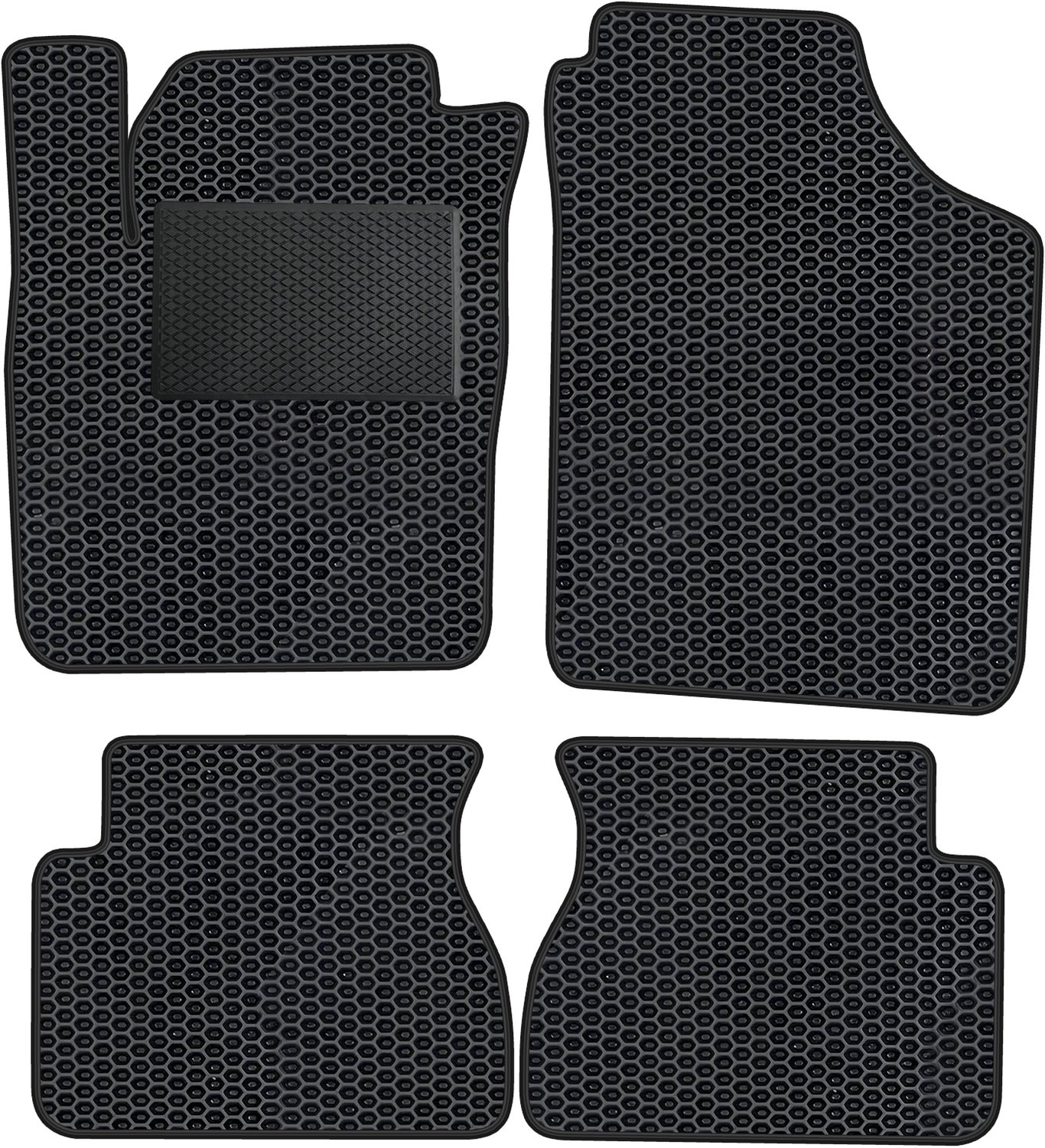 KI002_EVA_POD - Complete Set Vloermatten van EVA - Geschikt voor Kia Picanto I 2004-2011 - Extra Verstevigd