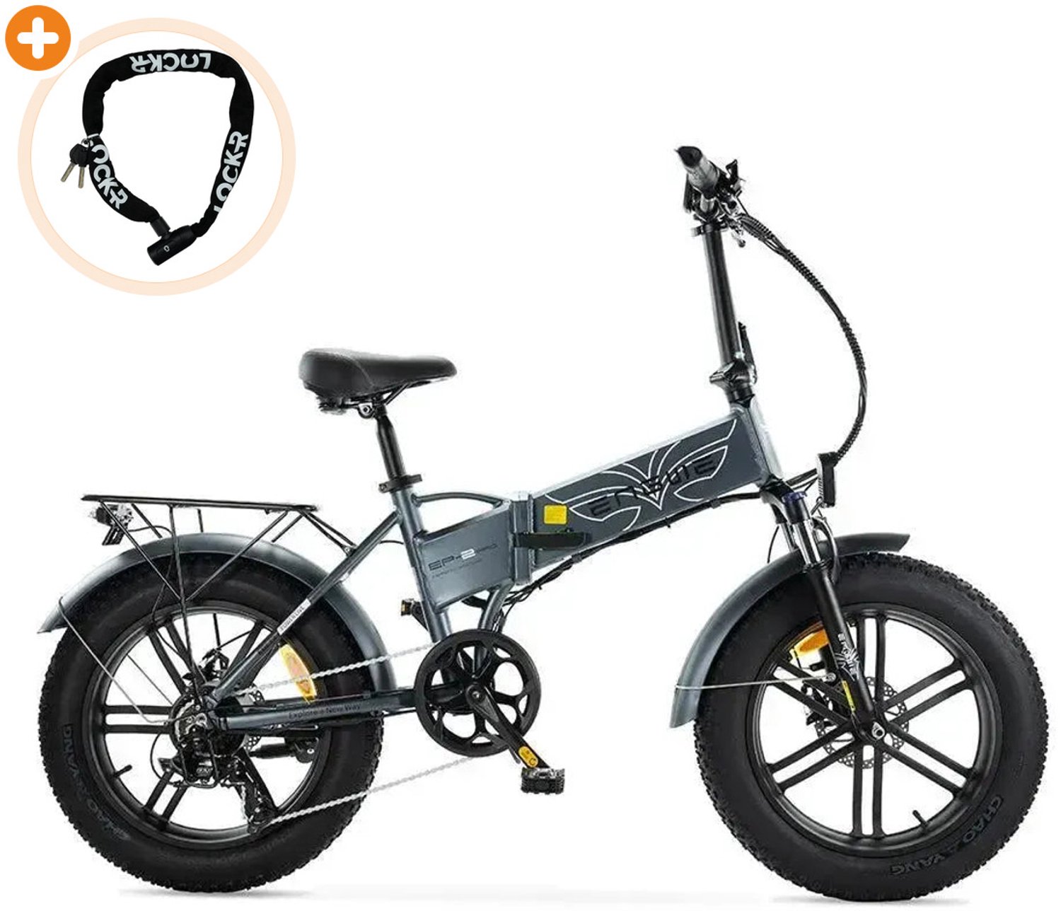 Bol.com ENGWE EP 2 Pro - Elektrische Vouwfiets - 20 inch - 250W motor - Actieradius tot 120 km - 7 versnellingen - Schijfremmen ... aanbieding