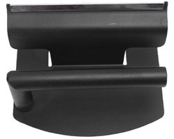 Zunate Foliedispenser voor salonhighlights met geïntegreerde snijder - Eenvoudig te laden haarfolietool voor stylisten - Roestvrij staal (BLACK)